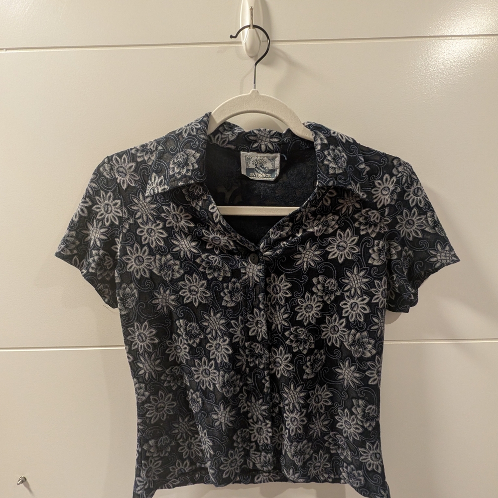 Floral Semi-Sheer Top